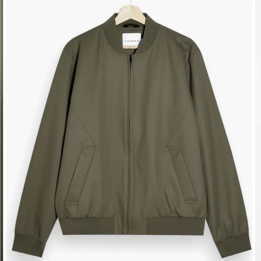 Nordstrom Topman icon bomber jacket size medium